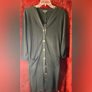 Fashion nova long bottom front cardigan